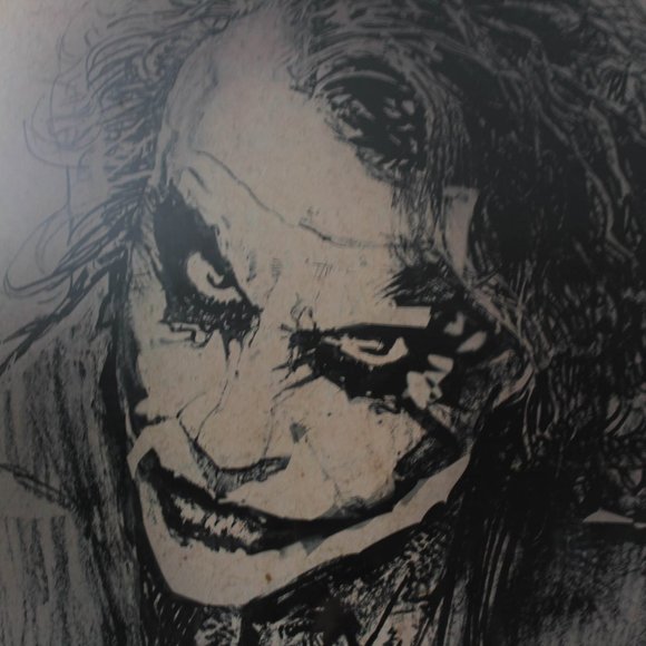 RARE Y2K The Dark Knight Joker Poster Heath Ledger Gothic Wall Art - Picture 5 of 6